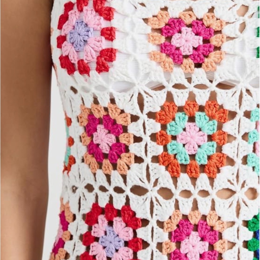 Beach Riot James Crochet Dress—NWOT, Size M in Tropical Sunset Color - Picture 7 of 15